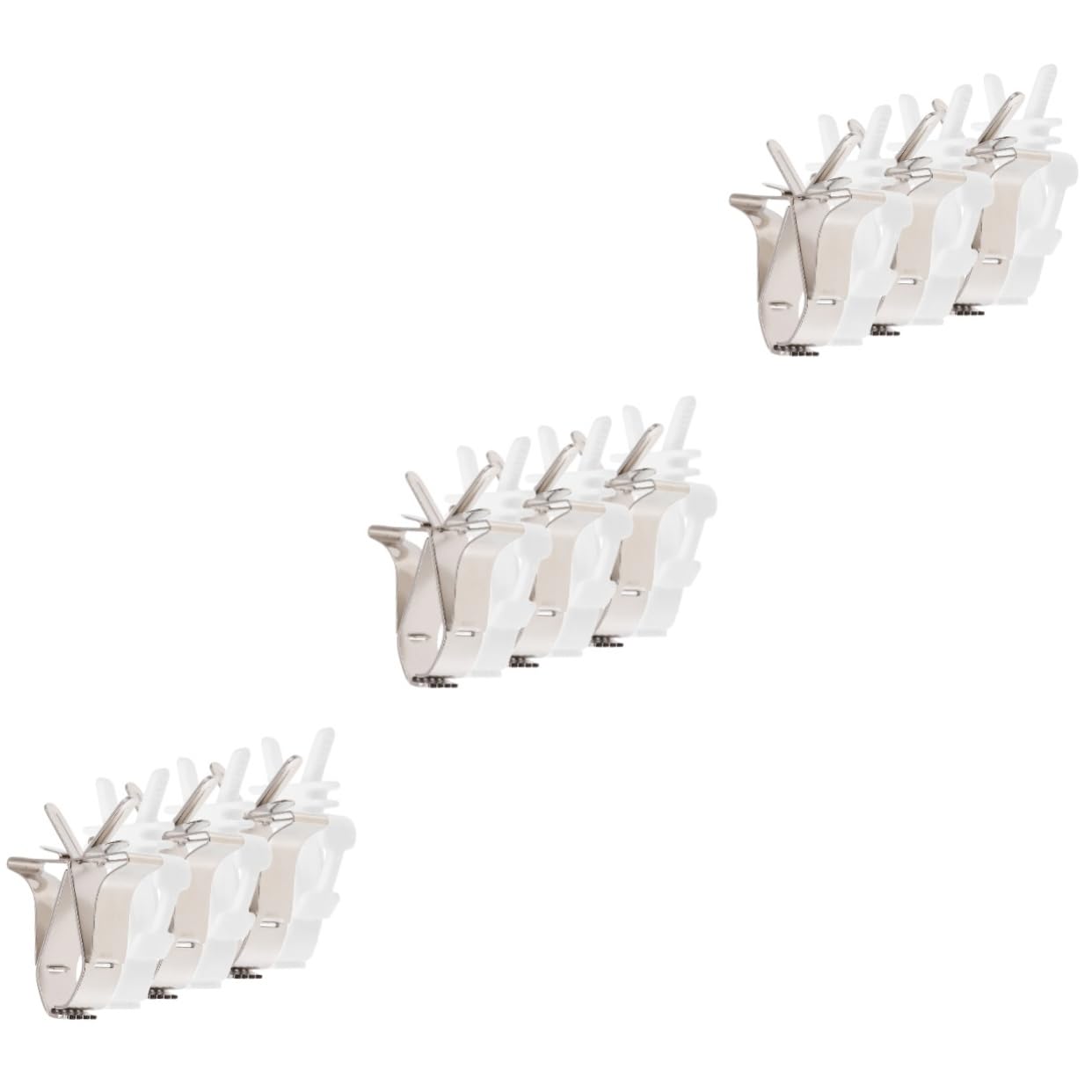 minkissy 18 Pcs Porte-Fruits légumes Oiseau os de seiche de Perruche Pinces à légumes Oiseaux Accessoires Cage à Oiseaux Porte-Fruits pour Oiseaux Porte-légumes Oiseau Mordre