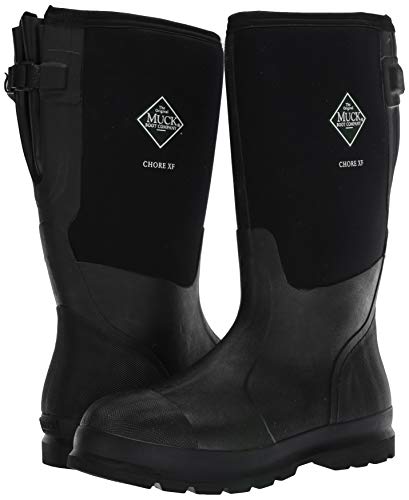 Muck Boot Men's Chore Wide Calf Boot, Black, 7 Medium/Wide Shaft (Us) #TOP5