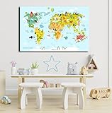 Impresión de alta calidad: los carteles están impresos en lienzo, que es el mejor material para carteles, con colores brillantes, textura suave, alta dureza, antiarrugas, antidecoloración y tinta resistente al agua. Ideal para decoración del hogar, decoración de oficina, regalos.