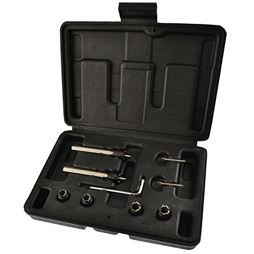 9pc spot weld cutter set remover with interchangeable cutters 3/8