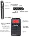 HanRongDa CB Radio Portable VHF FM AM Shortwave with Speaker and Backlit, Air Band Receiver with Extend Antenna and 700mAh Battery, Full Band Digital Radios with Alarm Clock and Sleep Timer HRD-737