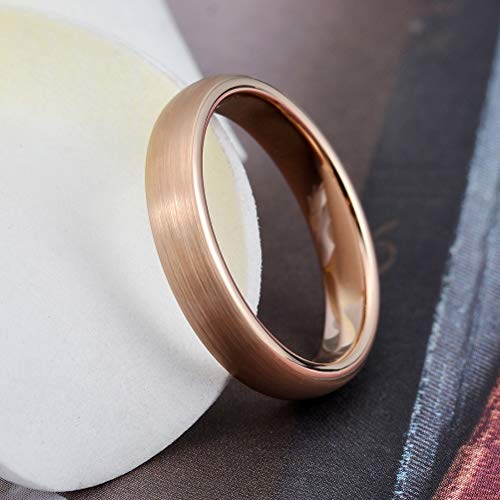THREE KEYS JEWELRY 1mm 2mm 4mm 6mm 8mm Tungsten Wedding Ring for Women Mens Wedding Bands Silver/Back Domed Polished Engagement Band3