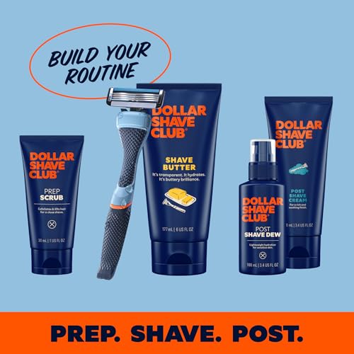 Dollar Shave Club | 4 Blade Razor Refills (8 Pack) | Swift Rinse Blades for Longer and Thicker Hair - Thumbnail 6