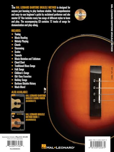 Hal Leonard Baritone Ukulele Method - Book 1: Lehrmaterial, CD für Ukulele