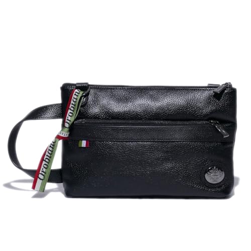 [オロビアンコ] オールレザークラッチバッグ ショルダーバッグ SMAKKO(総革ブラック) 国内正規品