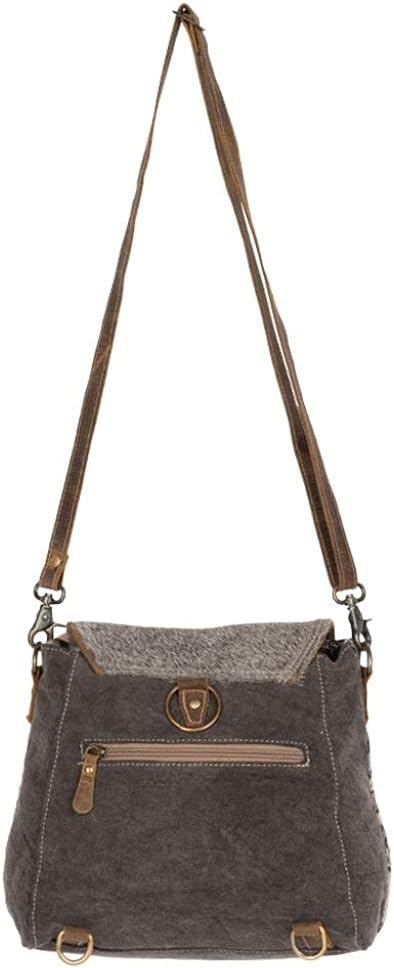 Myra Bag Aztec Purse for Women - Canvas Bag with Real Leather Detailing, Boho Handbags for Women, Cute Western Purse