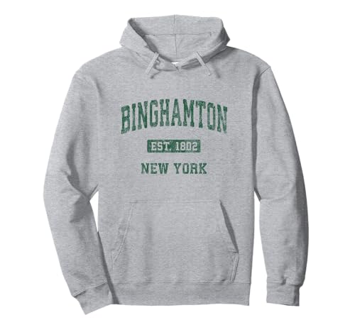 Binghamton NY Vintage Athletic Hoodie