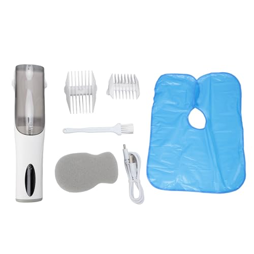 BTSEURY Hair Trimmer for Kids, Baby Hair Clipper with Vacuum Water Quiet Safe Hair Cutting Kids Hair Trimmer with 2 Guide Combs (CDH001)