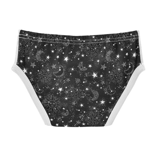 Boys' Exclusive Briefs Toddler Underwear 95% Combed Cotton Boxerbriefs 2T Starry Night Pattern 482