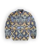 Polaire zippée. Polaire recyclée entièrement zippée, col montant, poches latérales et imprimé all-over.. Notre mannequin studio mesure 1m86 et porte une taille L.. Notre mannequin lifestyle mesure 1m80 et porte une taille L.