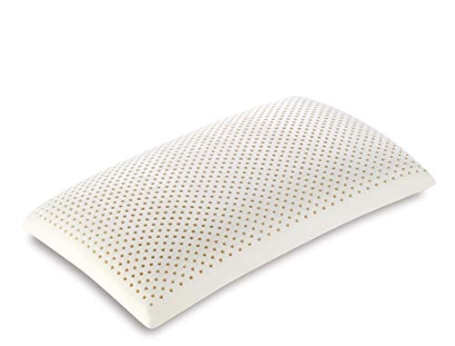 Natural Bedding Almohada de látex 100% natural, transpirable, fresca, hipoalergénica, con jabón o ergonómica. Bioalmohada Granriposo (100% látex natural, 5)