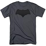 Batman Logo Charcoal T-Shirt Batman V Superman Dawn of Justice XL