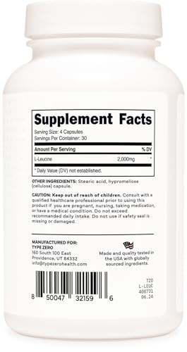 Type Zero L-Leucine Capsules
