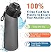 DJPP Air Scent Water Bottle with 12 Flavor Pods 650ML Drinking Water Cup 0% Sugar BPA Free With Straw Sports Water Bottle Suitable for Outdoor