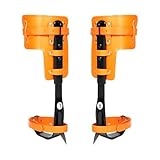 Resfirme Tree Climbing Gear，Tree Climbing Spikes Set with Pedals Height & Straps Length Adjustable 220Lbs High Load-Bearing Capacity Tree Climbing Equipment for Felling Trees Picking Fruit