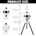 Badminton Aufschlagmaschine, Badminton Trainingsmaschine mit 6 Badminton Tragbare Federball Aufschlagmaschine mit Badminton Ballmaschine für Solotraining Fangbohrer Smash-Training, 15 Ballkapazität