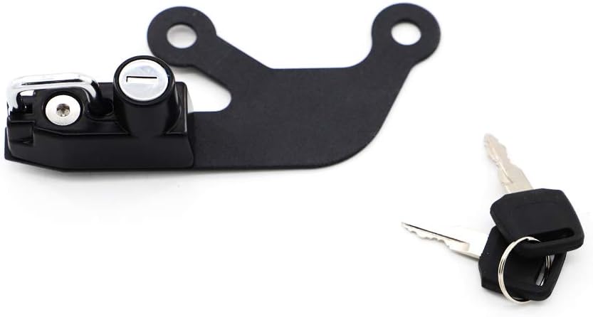 GUAIMI Motorcycle Helmet Lock Anti-Theft Helmet Security Lock for Ninja 650 2017-2019 Z650 2017-2019 -Black