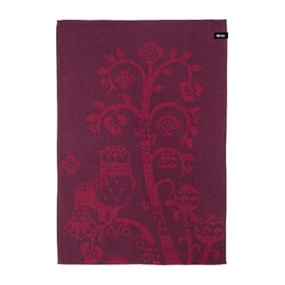 Iittala 1027918 Taika Geschirrhandtuch, Leinen, pflaume