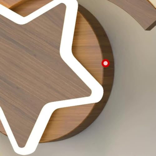 Lámpara de pared infantil de madera con LED de 10W regulable para interiores 7