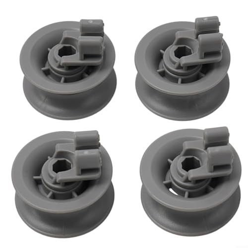4 unids lavavajillas superior cesta ruedas para Bosch para Siemens para Neff Parte 611666 gris ABS Rodillos Kit Accesorios