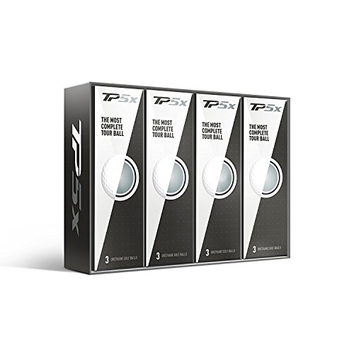 TaylorMade-Hombres-de-TP5-Pelotas-de-Golf-Blanco-Grande