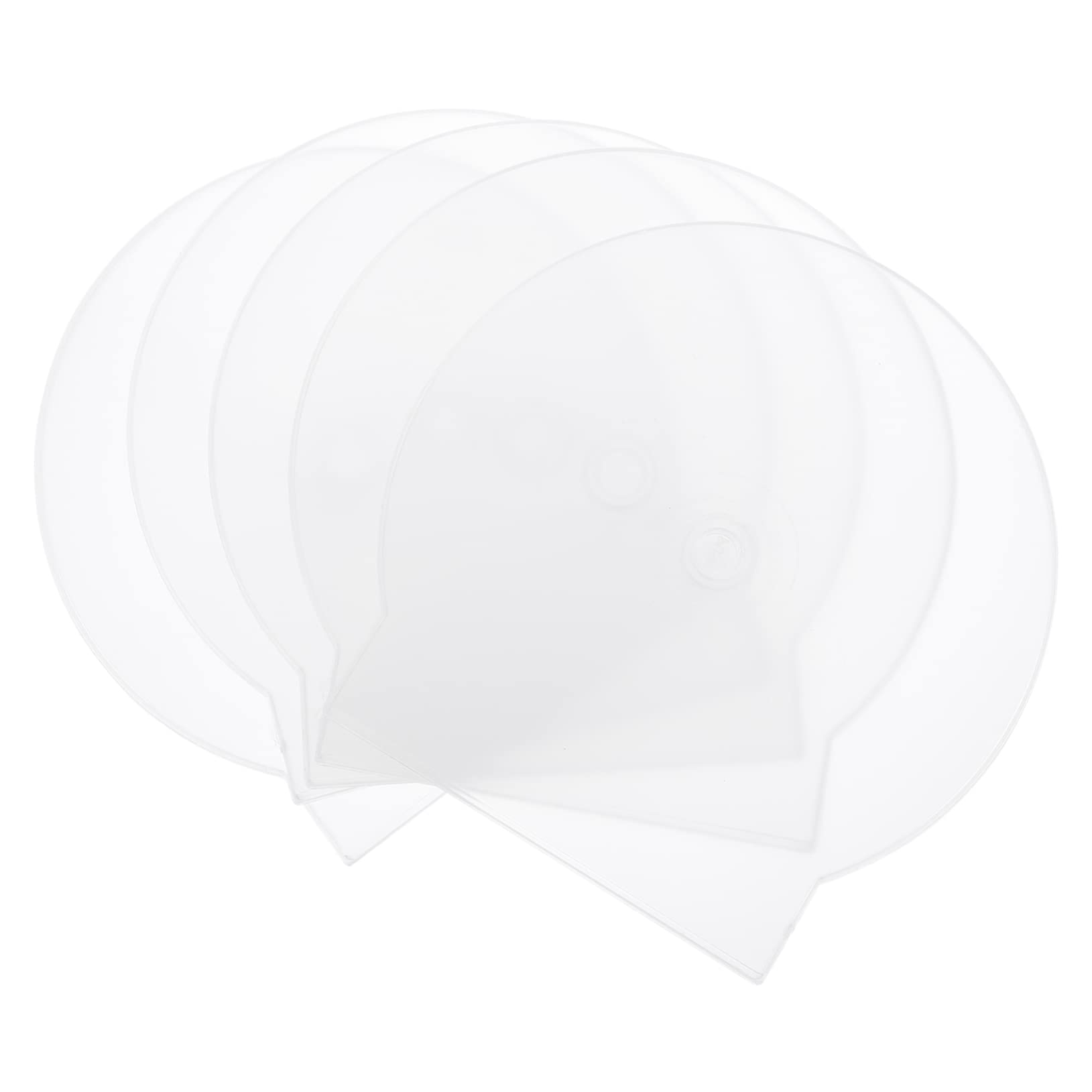 Angoily 40Pcs Transparent Clam Shell CD Cases for Dvd Storage Portable and Durable Organizer Box for Dvds Protects From Scratching and Data Corruption for Custom Album Covers