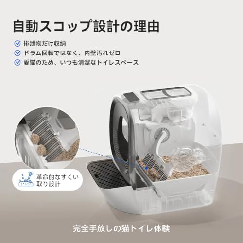 LALAHOME 全自動猫トイレ RealScooper Pro の商品画像 2