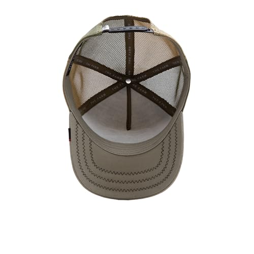 Image of Goorin Bros. Tri Tones Collection Trucker Hat for Men and Women, Olive (Tri Gator), One Size