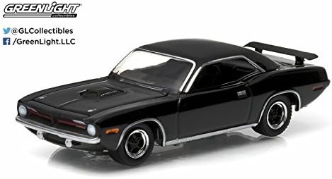 1970 Plymouth Hemi Cuda * Black Bandit Collection * Series 11 Greenlight Collectibles 2014 Limited Edition 1:64 Scale Die-Cast Vehicle by BLACK BANDIT