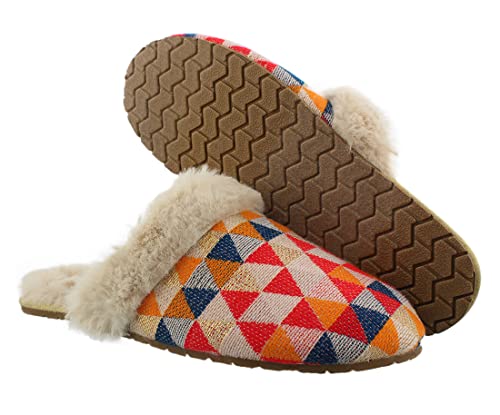 Skechers Slpr Cleo Czy Aztec Womens Shoes Size 8, Color: Natural/Multi