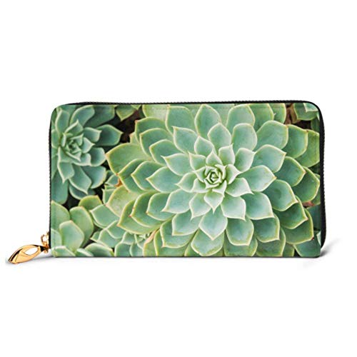 Preisvergleich Produktbild JHGFG Mode Handtasche Reißverschluss Brieftasche Kalanchoe Rose Desert Telefon Clutch Geldbörse Abendkupplung Blocking Leder Brieftasche Multi Card Organizer