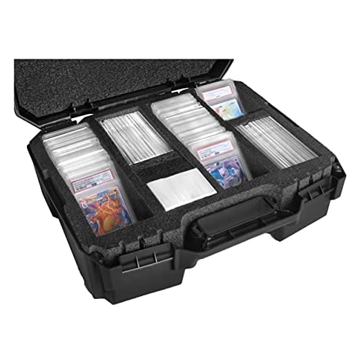 Case Club 84 Graded Card Slab Carrying Case Fits PSA BGS FGS & SGC Graded Slabs - Sports & Trading Collector Storage Box for Pokemon MTG Baseball - Travel Holder for Graded Slabs Sleeves & Loose Cards