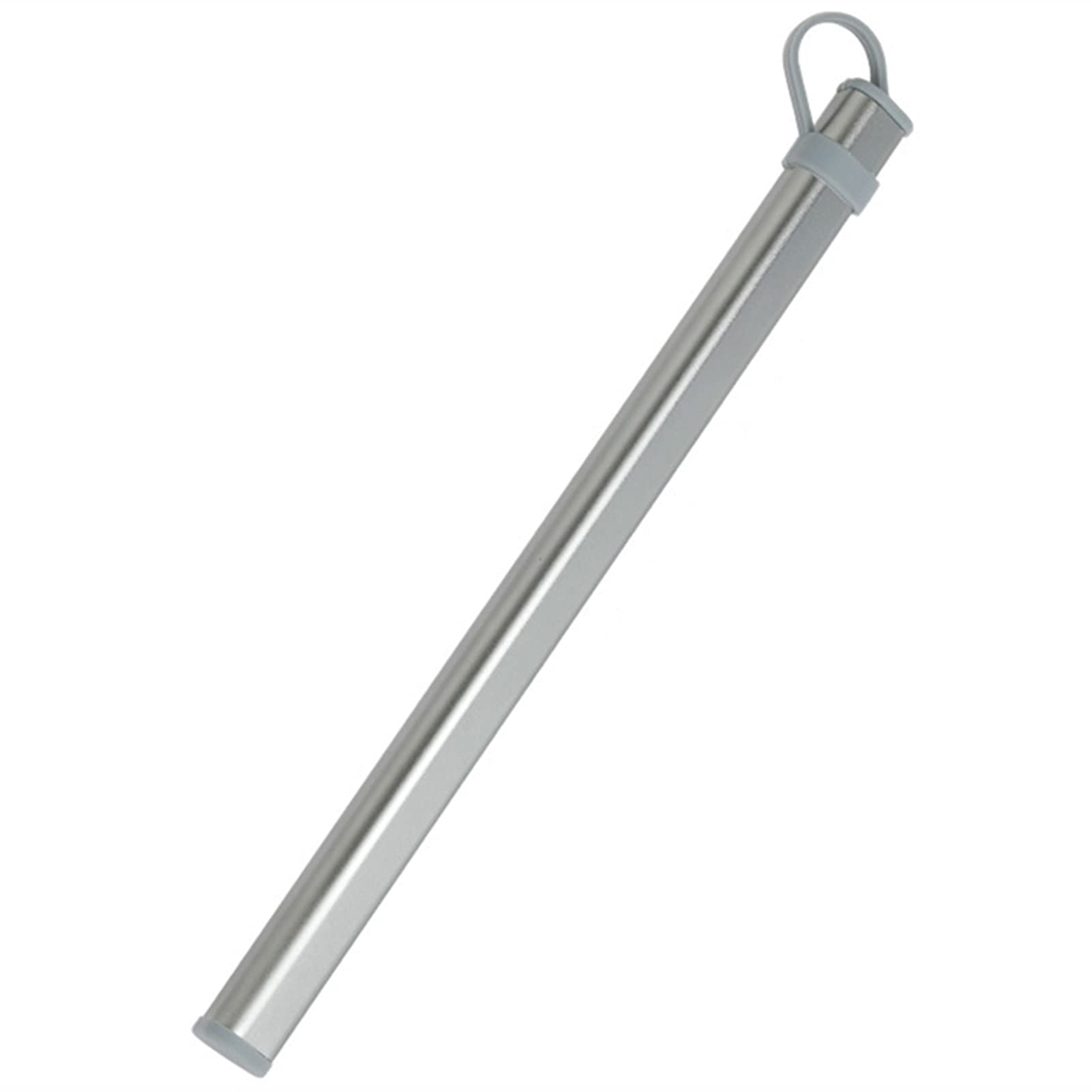 Tube de stockage en alliage d'aluminium d'habitude étui gris pour baguettes