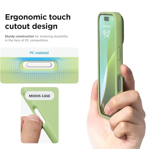 Image of Back Cover Compatible with iPhone 17 Case (6.3) Soft Touch Slim Liquid Silicone Full Protection Shock Proof Back Cover for iPhone 17 (SC Parrot)
