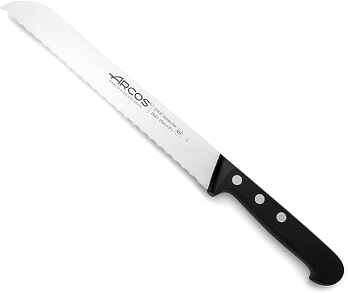 Vista 246 de Arcos Juego de Cuchillos 2 Piezas - Acero Inoxidable Nitrum y Hoja mm. 12.80 oz. Cuchillo de Cocina Profesional para Cocinar Mango Ergonómico