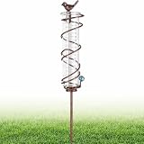 FENGfxcgs Regenmesser für Garten, Regenmesser Frostsicher mit Metallständer