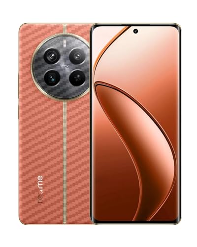 Image of Compatible with Back Skin Sticker /Vinyl wrap /Protective Film Mobile Skin by Candeal Mizhan (only Back) (Realme, Carbon Fiber Transparent, Realme 12 Pro Plus 5G)