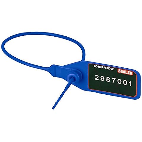 Universal Durchziehplombe M, Farbe: blau, 100 Stück, Länge=285 mm, Ø=2.3 mm Cover