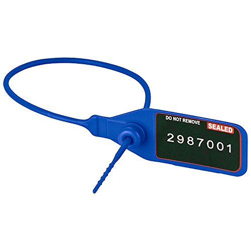 Universal Durchziehplombe M, Farbe: blau, 100 Stück, Länge=285 mm, Ø=2.3 mm