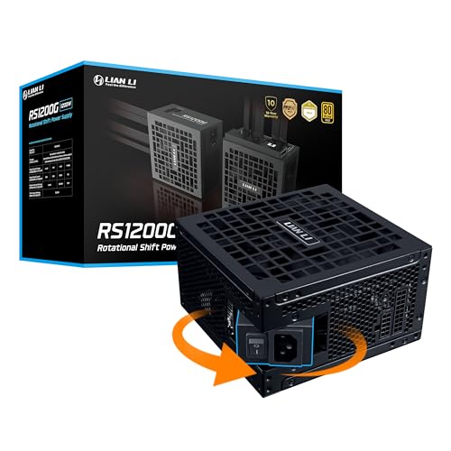 Lian Li RS1200G 1200W ATX Power Supply w/USB Fan Hub - Black (RS1200G.BH)