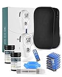 Hestraiy Blutzuckermessgerät Set, Blutzuckermessgerät Set Mit Teststreifen, 100 Blutzuckerteststreifen, Stechhilfe und 100 Lanzetten zur Blutzuckerkontrolle （Aktualisierte Version)