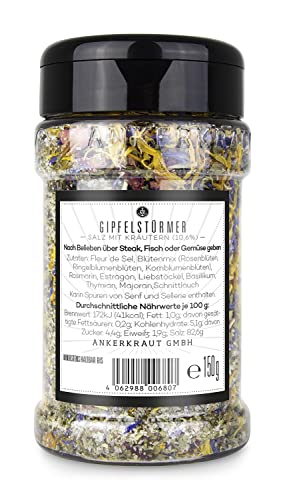 Ankerkraut Gipfelstürmer Gewürz, 150g im Streuer, für Fisch, Fleisch und Gemüse, Allrounder zum Streuen, Lecker zu Hause Kochen, Premium Qualität