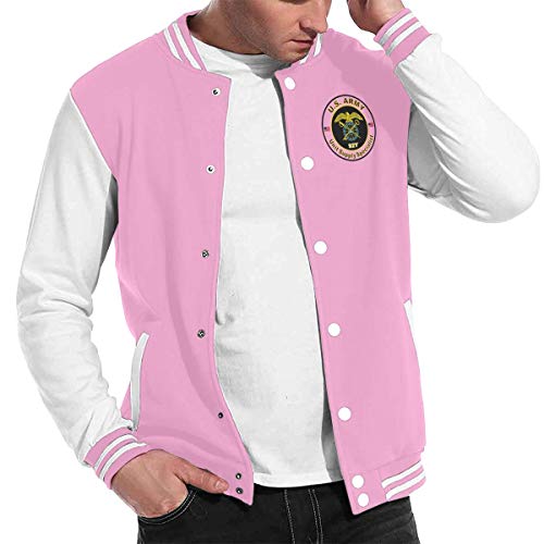 Cute Pink Piglet Chaqueta de Uniforme de béisbol Unisex Chaqueta Deportiva Us-army-mos-92y-unit-supply-specialist-22 Sudadera para Hombres y Mujeres para Adultos Outwear