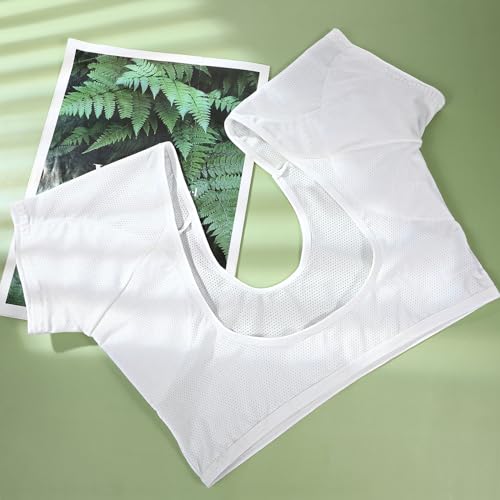 Supvox Achselpads Schweißpads Achsel Weste Saugfähige Schweiß Pads gegen Schweißflecken und Geruch Atmungsaktiv für Damen Frauen Unterarm Achselhöhlen Pads