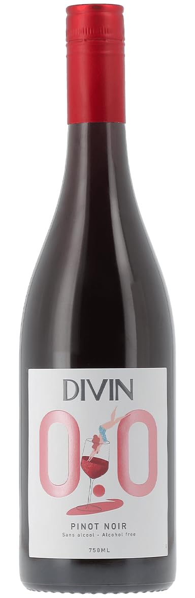 DIVIN Pinot Noir 0,0% Alkoholfreier Wein (1 x 0,75 l)