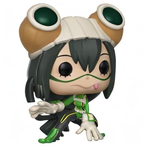 Funko Pop! Vinyl: Animation: My Hero Academia (MHA) Tsuyuui - Tsu - Froppy (MHA) W2: Tsuyu - Figurine en Vinyle à Collectionner - Idée de Cadeau - Produits Officiels - Anime Fans
