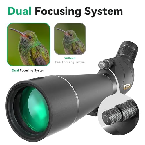 image for Gosky 25-75x85 Spotting Scope - Waterproof Spotting Scope with Tripod,