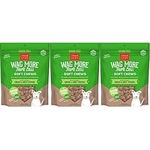 Cloud Star 3 Pack of Wag More Bark Less Soft Chews Dog Treats, 5 Ounces Each, with Chicken and Sweet Potato