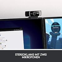 Logitech C922 PRO Webcam mit Stativ, Full-HD 1080p, 78° Sichtfeld, Autofokus, Belichtungskorrektur, H.264-Kompression, USB-Anschluss, Für Streaming via OBS, Xsplit, etc. - Schwarz – Ansicht 6