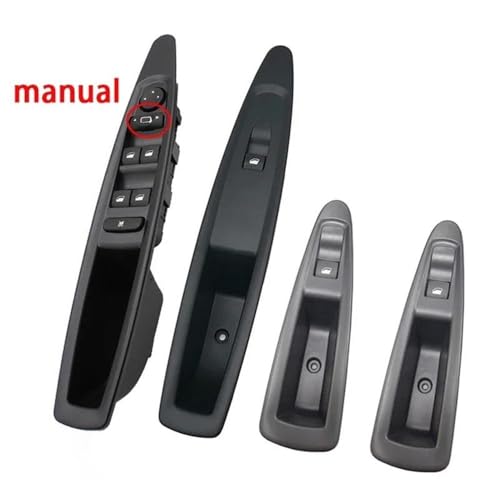 Interrupteur de lève-vitre de voiture Citroën C4 ensemble de commande automatique durable 4 pces